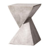 Glint Side Table in Fiberstone Square Accent Table