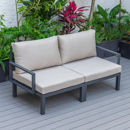 Hamilton 2-Piece ArmChair Upholstered in Polyester and Powder Coated Aluminum Frame - Elax Furniture