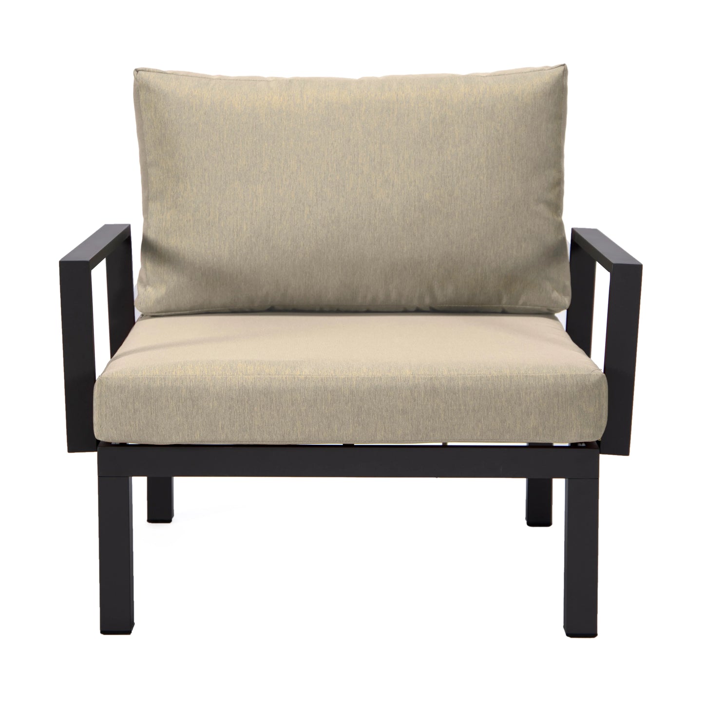Hamilton 2-Piece ArmChair Upholstered in Polyester and Powder Coated Aluminum Frame - Elax Furniture