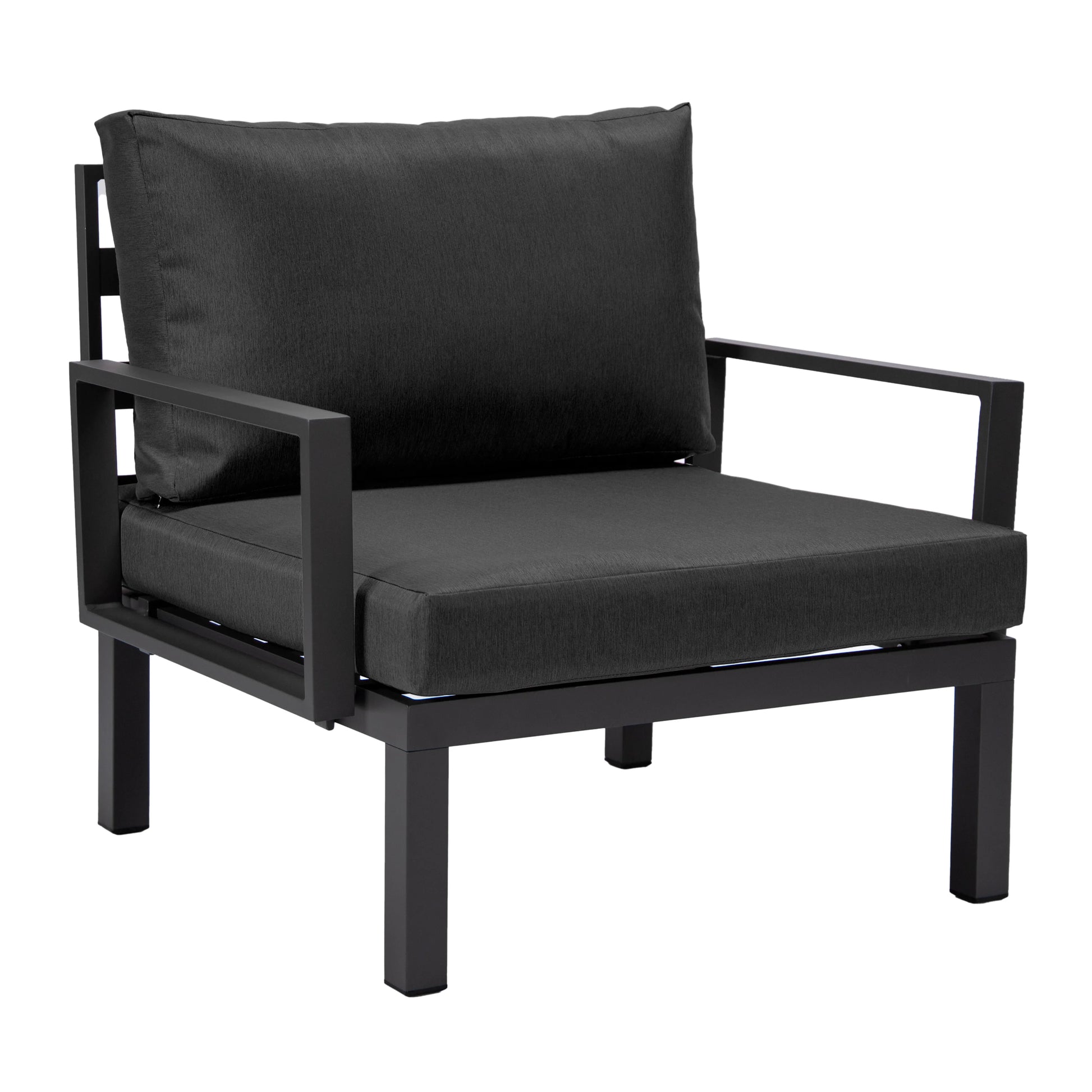 Hamilton 2-Piece ArmChair Upholstered in Polyester and Powder Coated Aluminum Frame - Elax Furniture