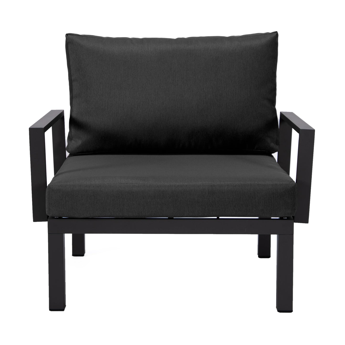 Hamilton 2-Piece ArmChair Upholstered in Polyester and Powder Coated Aluminum Frame - Elax Furniture