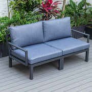 Hamilton 2-Piece ArmChair Upholstered in Polyester and Powder Coated Aluminum Frame - Elax Furniture