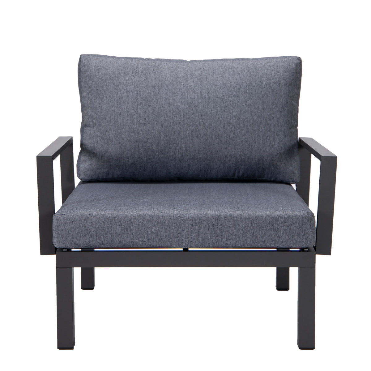 Hamilton 2-Piece ArmChair Upholstered in Polyester and Powder Coated Aluminum Frame - Elax Furniture