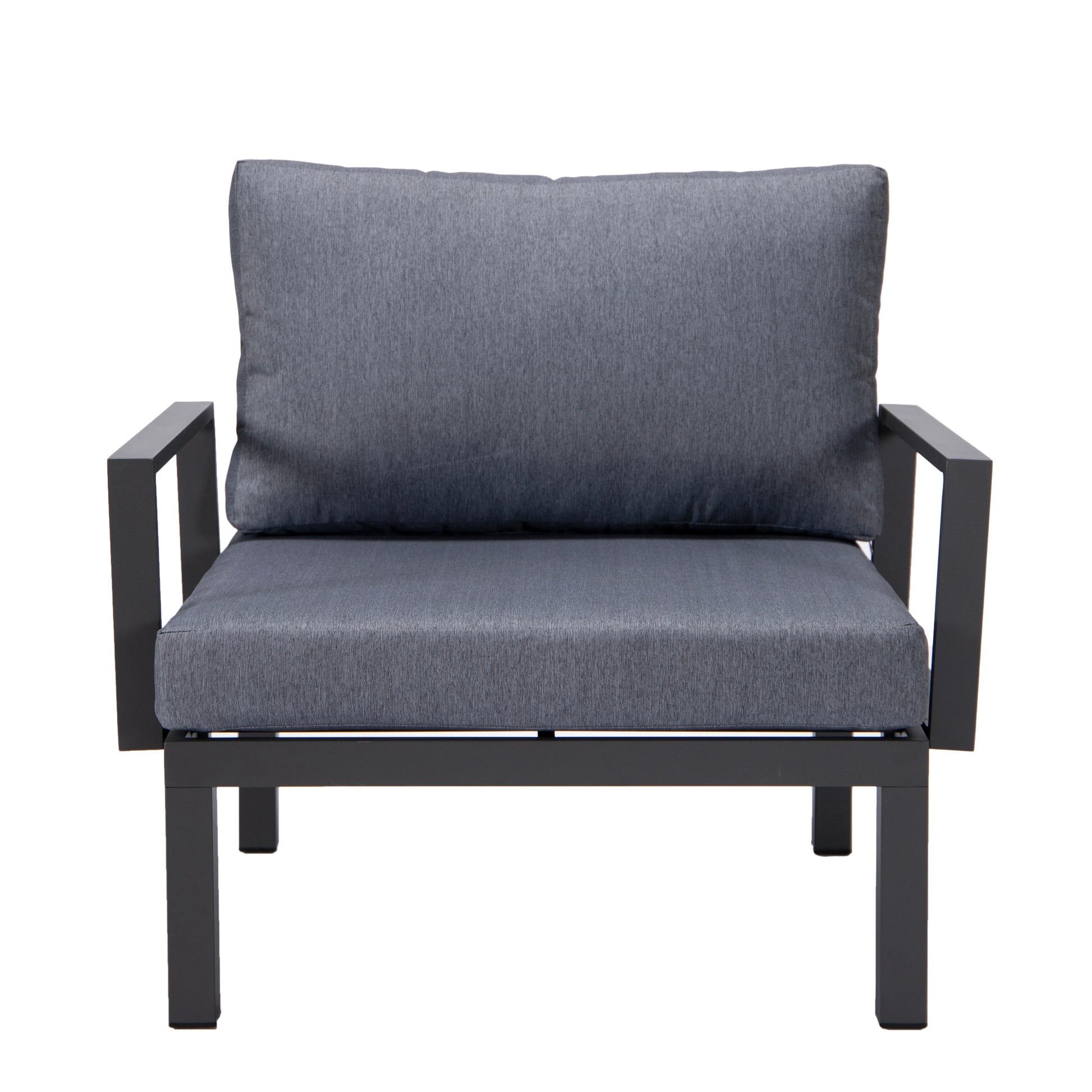 Hamilton 2-Piece ArmChair Upholstered in Polyester and Powder Coated Aluminum Frame - Elax Furniture