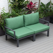 Hamilton 2-Piece ArmChair Upholstered in Polyester and Powder Coated Aluminum Frame - Elax Furniture