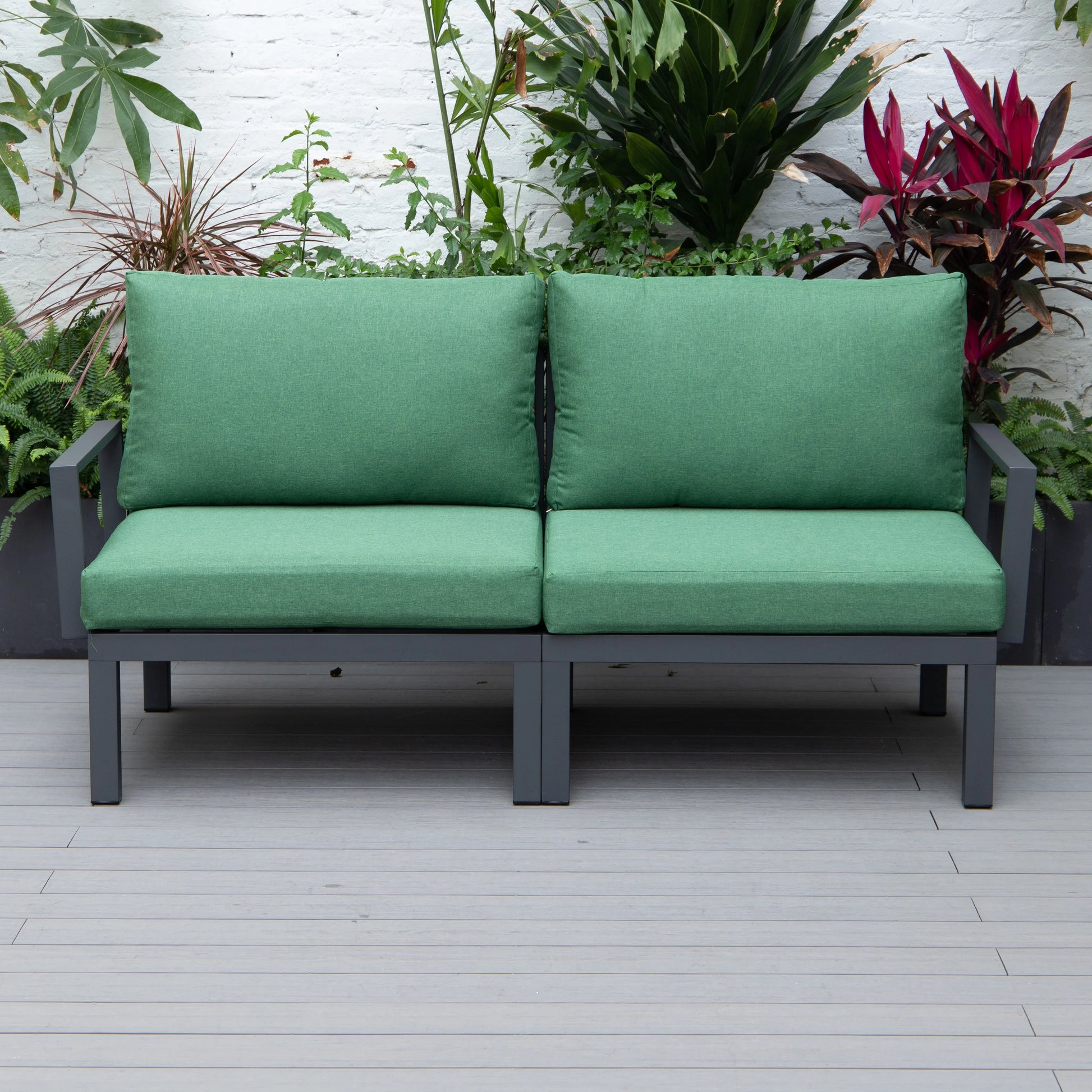 Hamilton 2-Piece ArmChair Upholstered in Polyester and Powder Coated Aluminum Frame - Elax Furniture