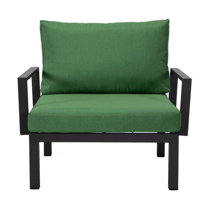 Hamilton 2-Piece ArmChair Upholstered in Polyester and Powder Coated Aluminum Frame - Elax Furniture