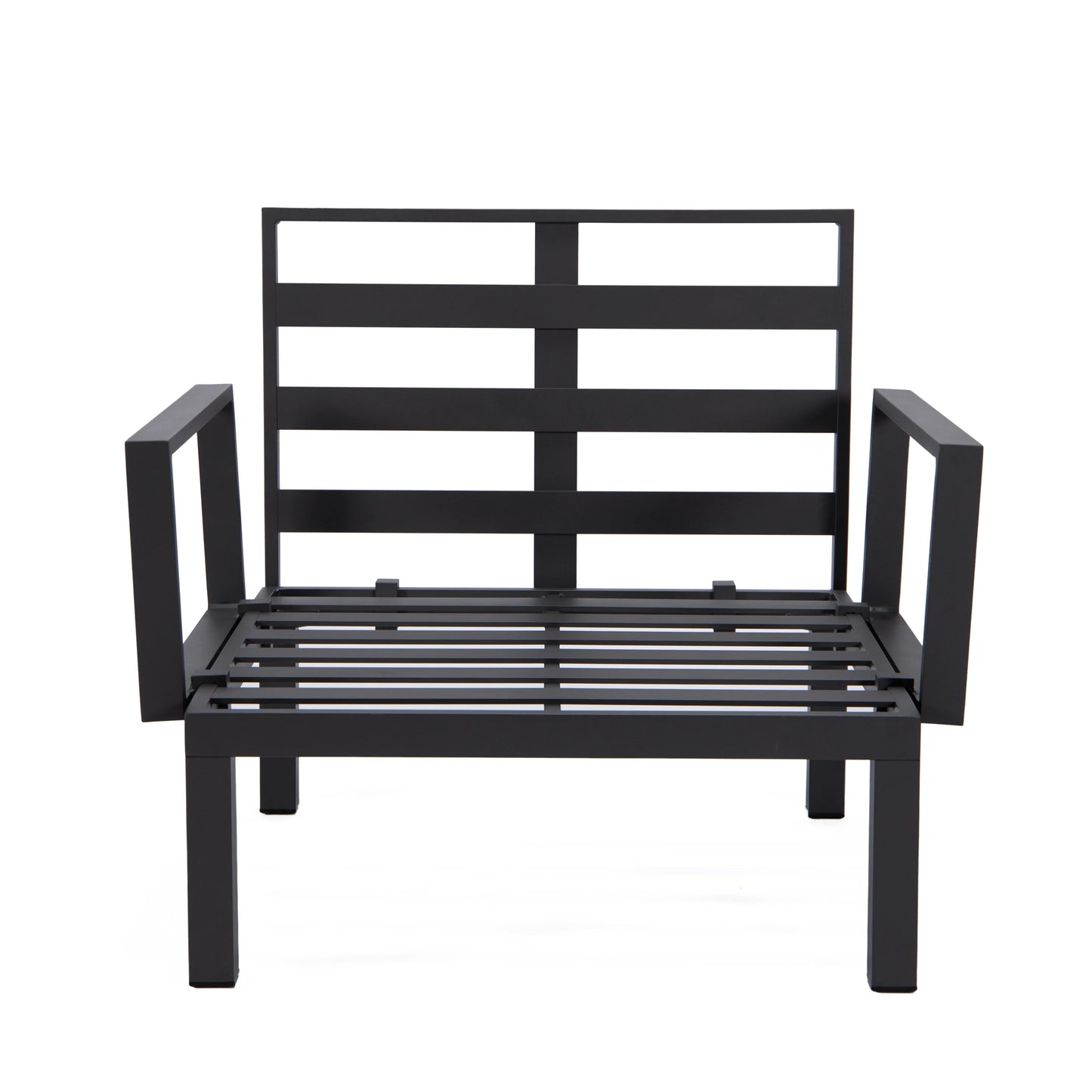Hamilton 2-Piece ArmChair Upholstered in Polyester and Powder Coated Aluminum Frame - Elax Furniture