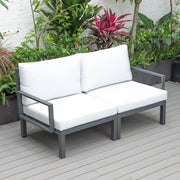 Hamilton 2-Piece ArmChair Upholstered in Polyester and Powder Coated Aluminum Frame - Elax Furniture