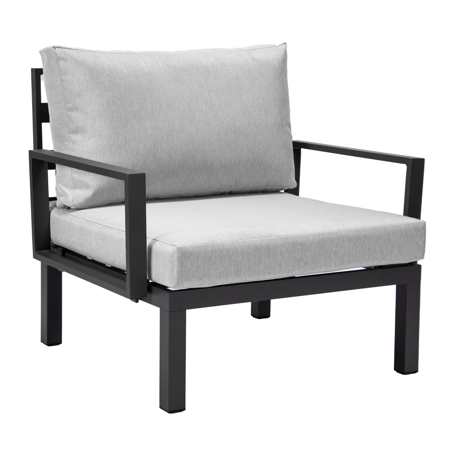 Hamilton 2-Piece ArmChair Upholstered in Polyester and Powder Coated Aluminum Frame - Elax Furniture