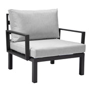 Hamilton 2-Piece ArmChair Upholstered in Polyester and Powder Coated Aluminum Frame - Elax Furniture