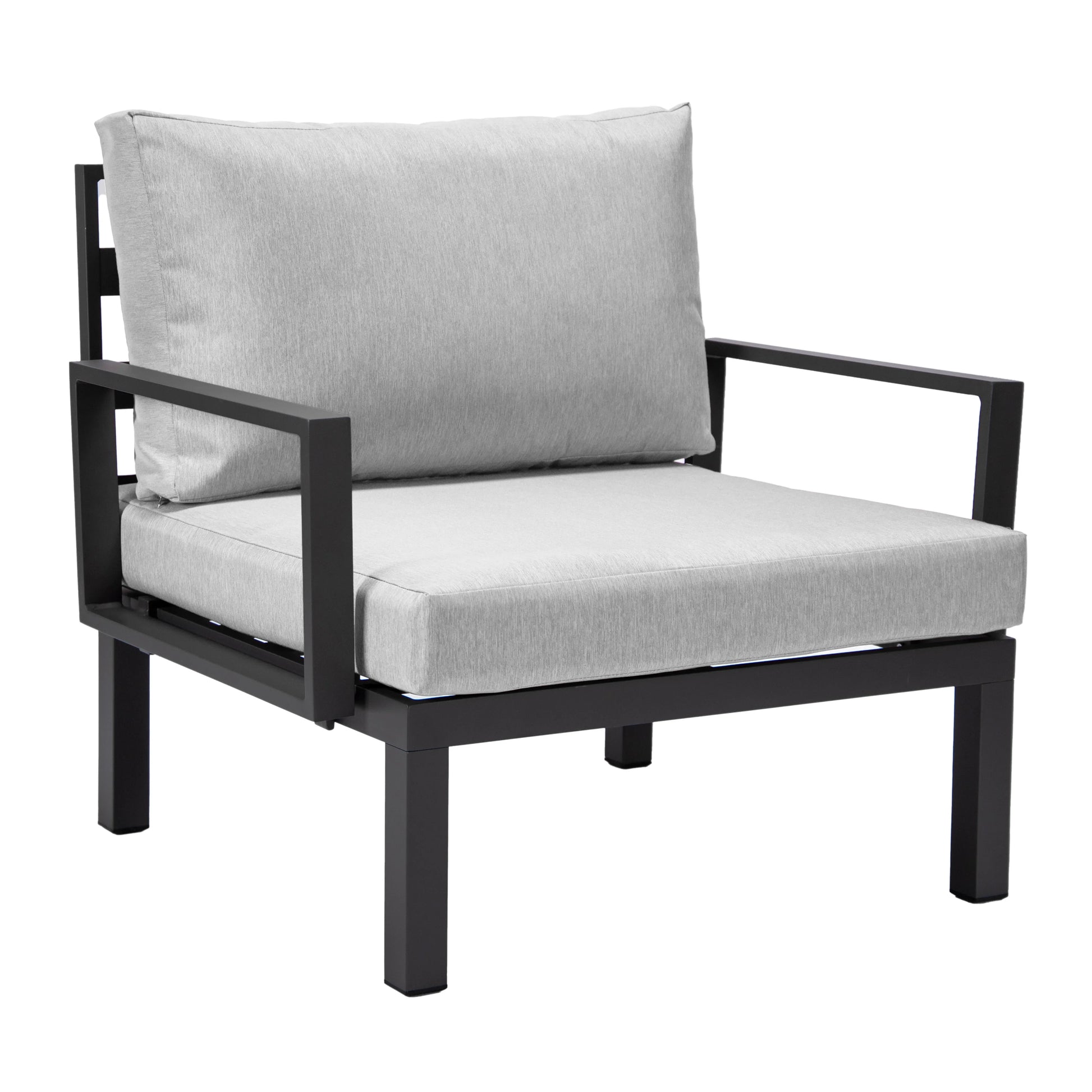 Hamilton 2-Piece ArmChair Upholstered in Polyester and Powder Coated Aluminum Frame - Elax Furniture