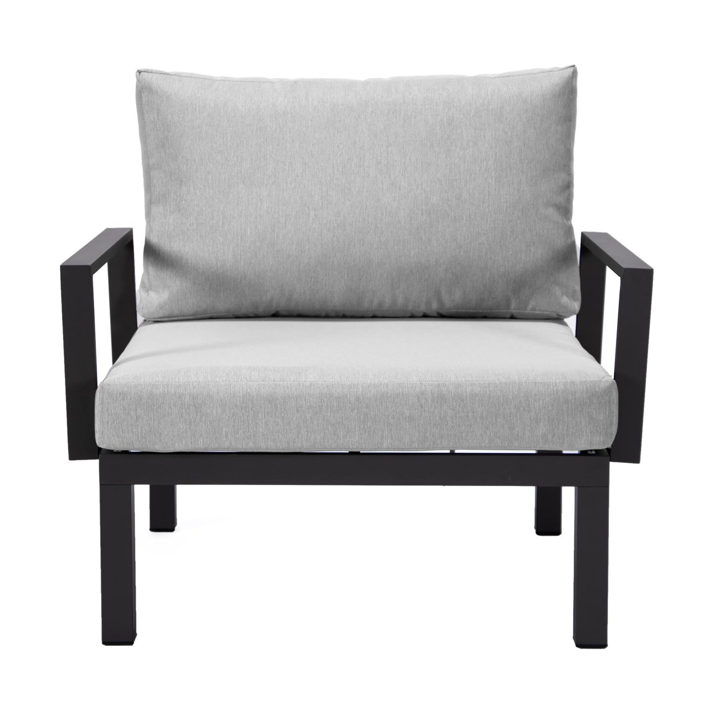Hamilton 2-Piece ArmChair Upholstered in Polyester and Powder Coated Aluminum Frame - Elax Furniture