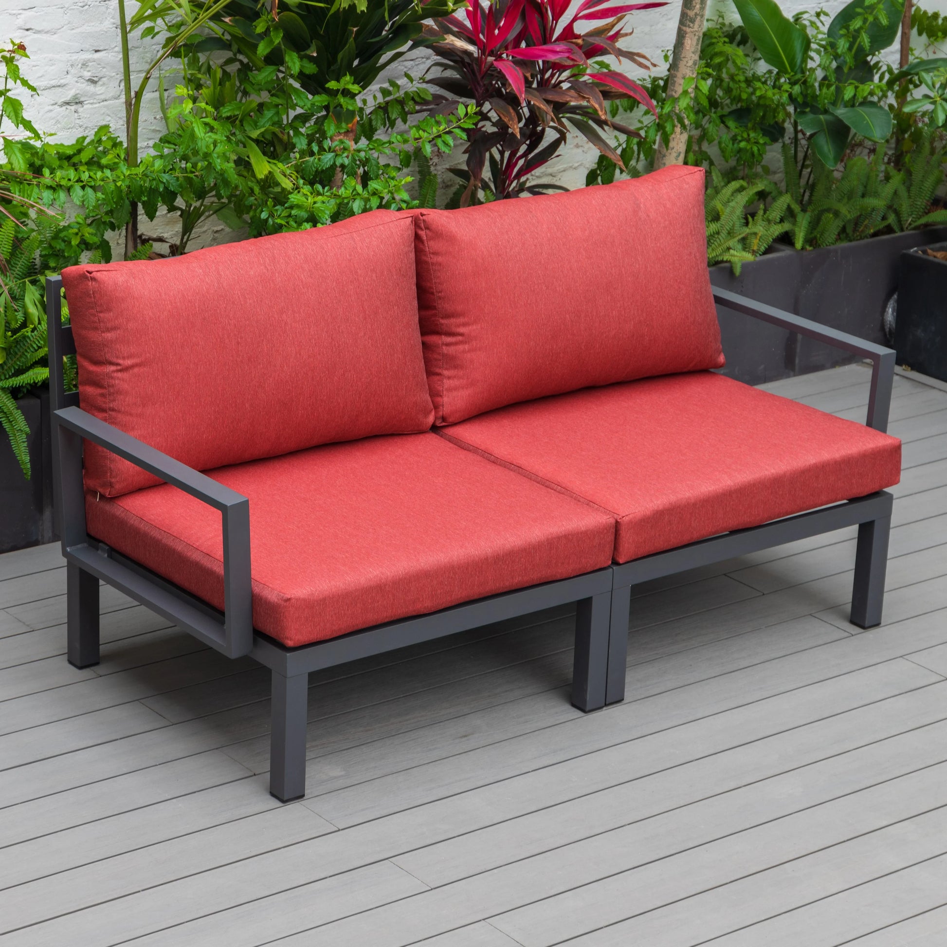 Hamilton 2-Piece ArmChair Upholstered in Polyester and Powder Coated Aluminum Frame - Elax Furniture