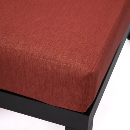Hamilton 2-Piece ArmChair Upholstered in Polyester and Powder Coated Aluminum Frame - Elax Furniture