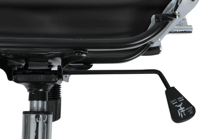 Harris Mid-Back Leather Adjustable Office Conference Chair with Armrests - Elax Furniture