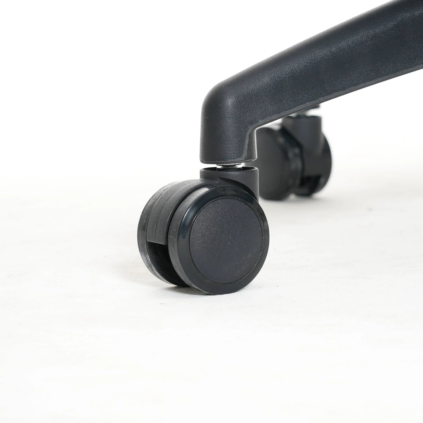 Hilton High-Back Leather Office Chair Adjustable Seat Height in Nylon - Elax Furniture