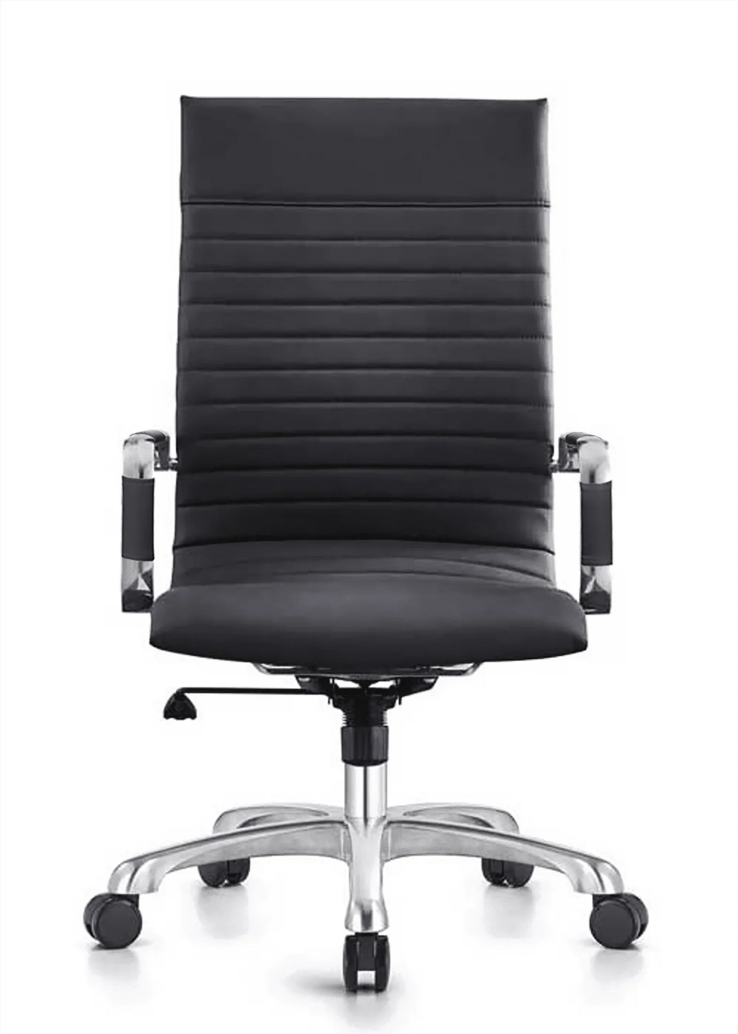 Harris Leather High-Back Adjustable Office Conference Chair with Armrests - Elax Furniture