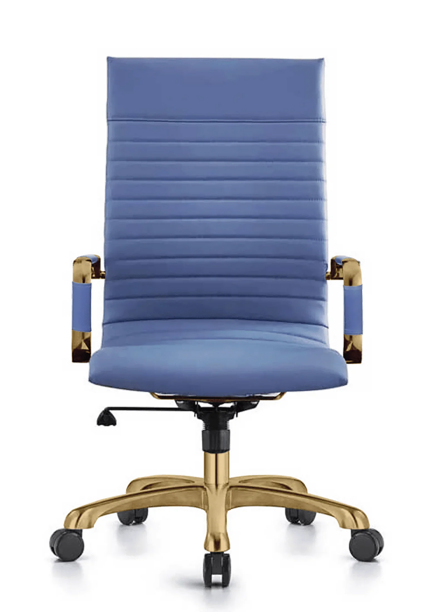 Harris Leather High-Back Adjustable Office Conference Chair with Armrests - Elax Furniture