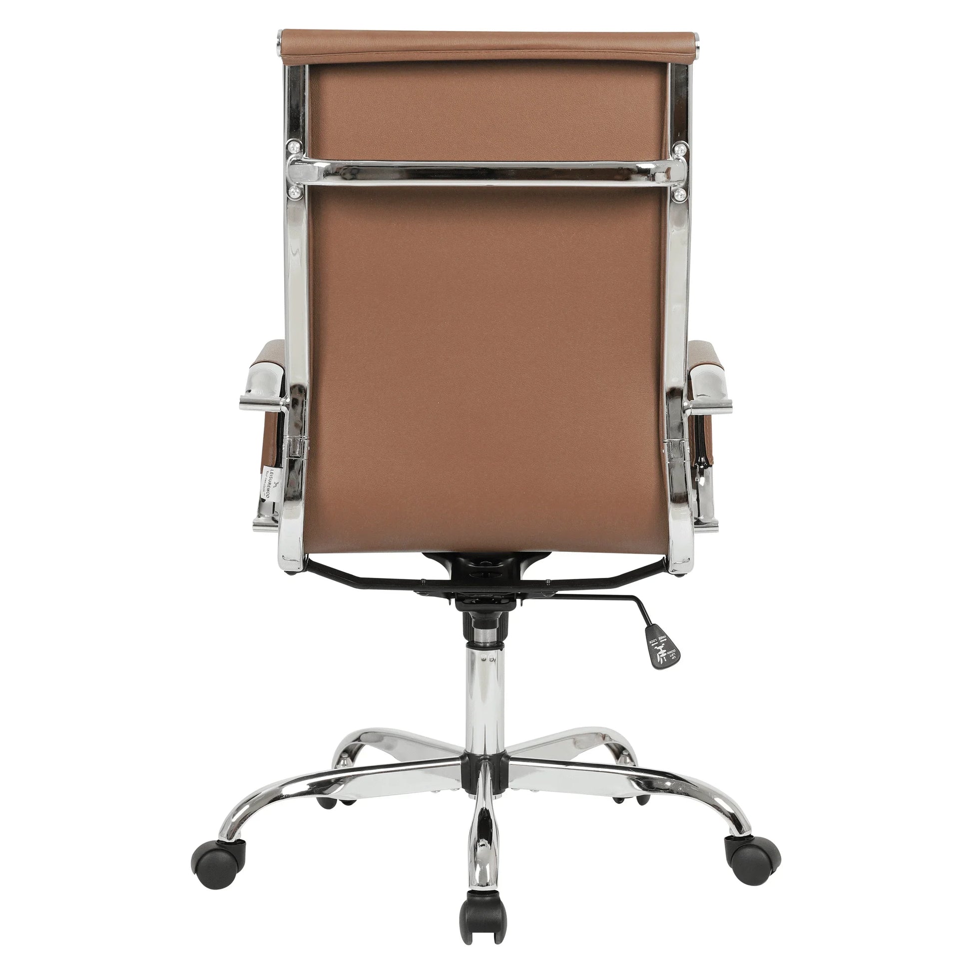 Harris Leather High-Back Adjustable Office Conference Chair with Armrests - Elax Furniture