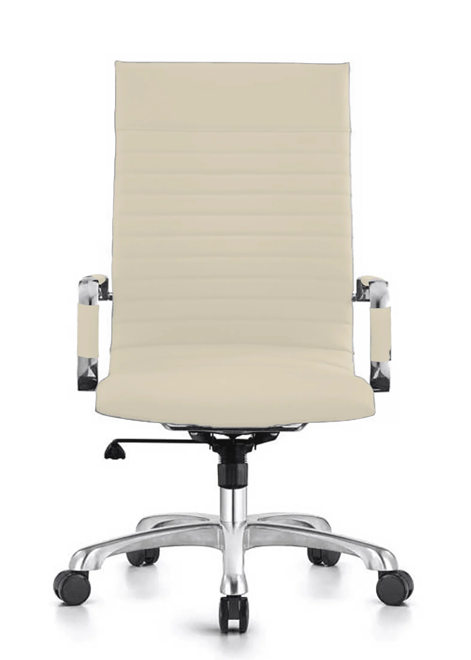 Harris Leather High-Back Adjustable Office Conference Chair with Armrests - Elax Furniture