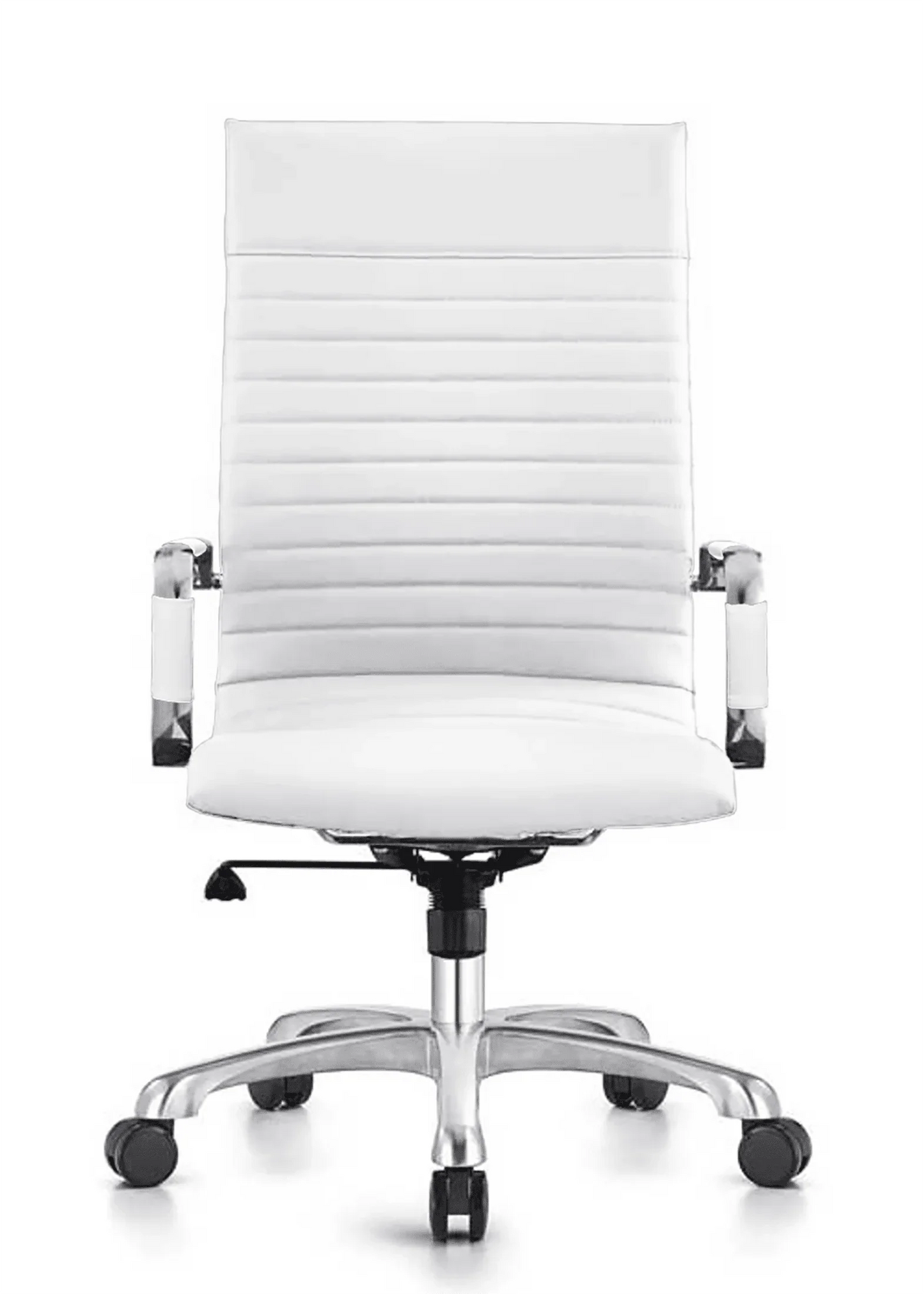 Harris Leather High-Back Adjustable Office Conference Chair with Armrests - Elax Furniture