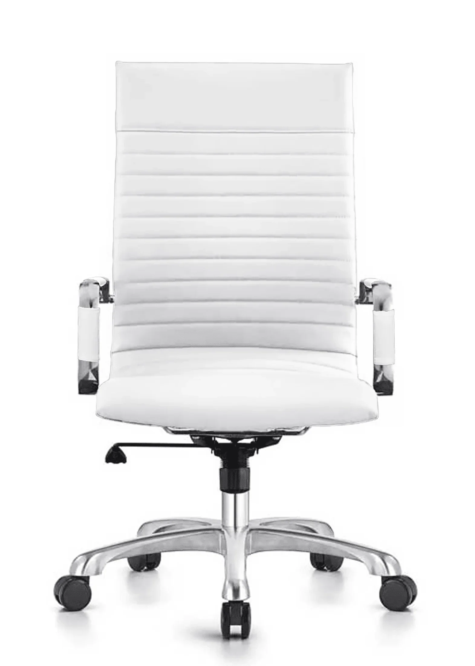 Harris Leather High-Back Adjustable Office Conference Chair with Armrests - Elax Furniture