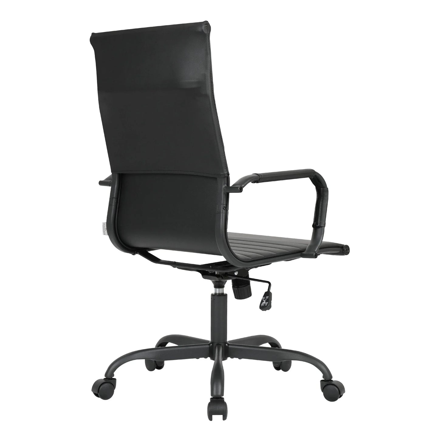 Harris Leather High-Back Adjustable Office Conference Chair with Armrests - Elax Furniture