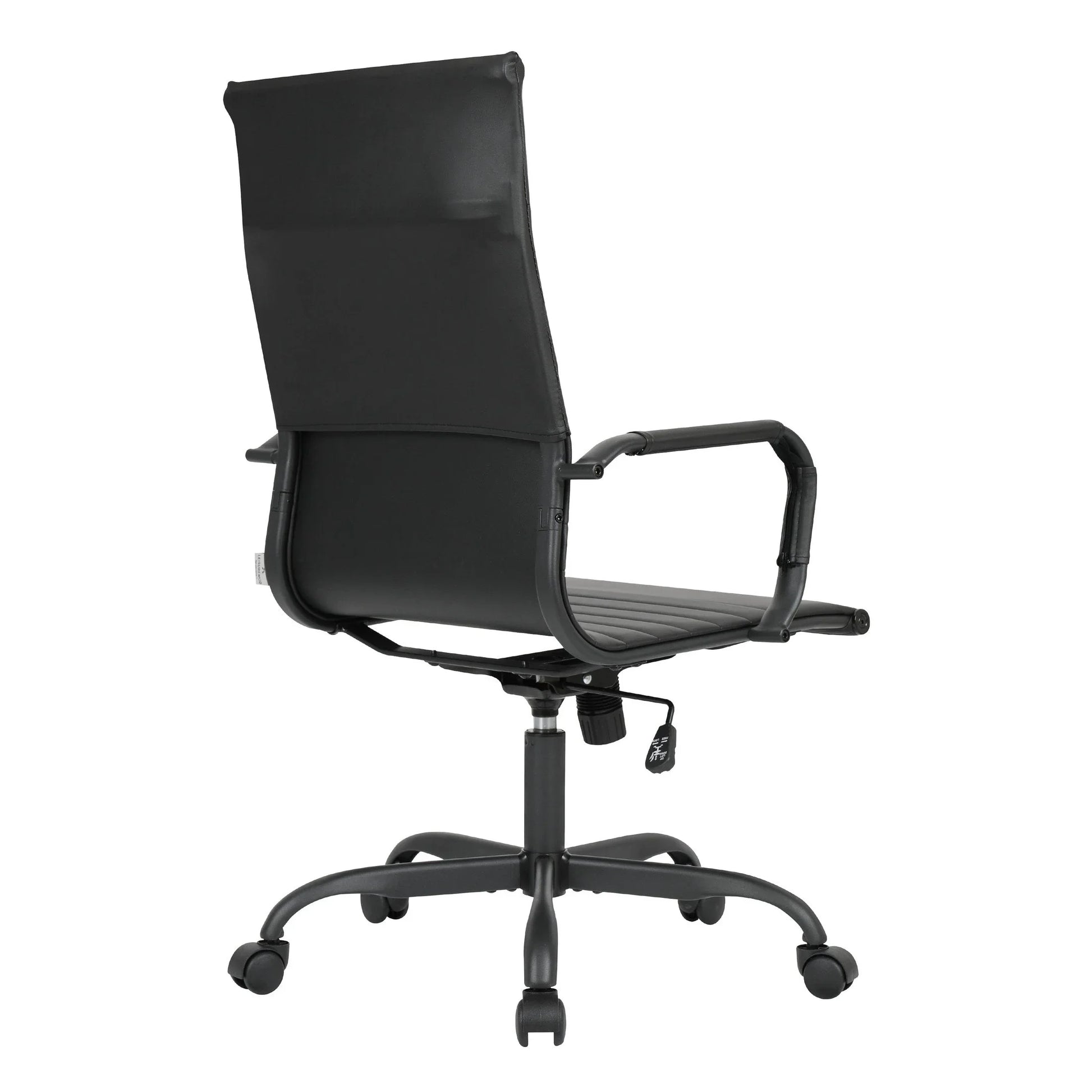 Harris Leather High-Back Adjustable Office Conference Chair with Armrests - Elax Furniture