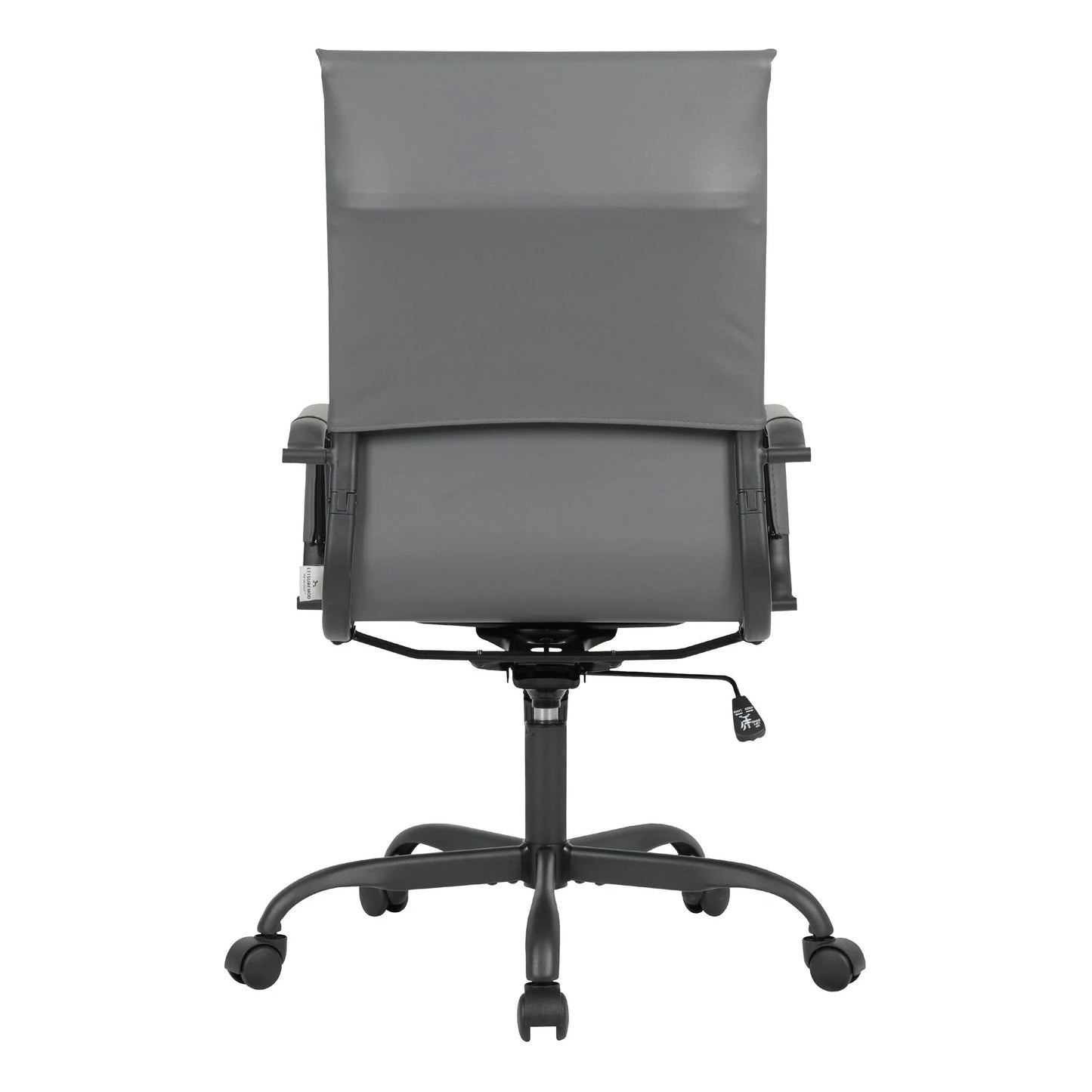 Harris Leather High-Back Adjustable Office Conference Chair with Armrests - Elax Furniture