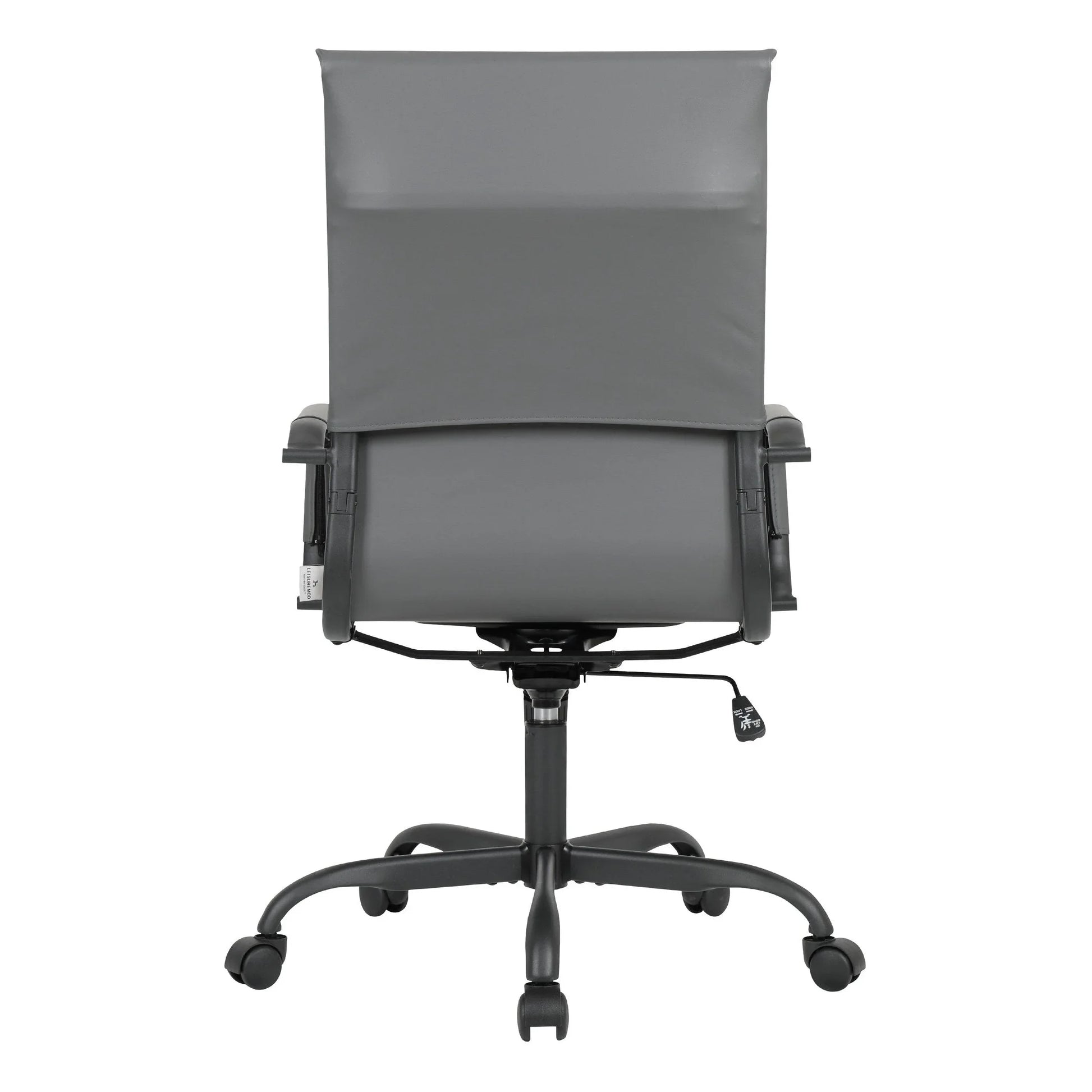 Harris Leather High-Back Adjustable Office Conference Chair with Armrests - Elax Furniture