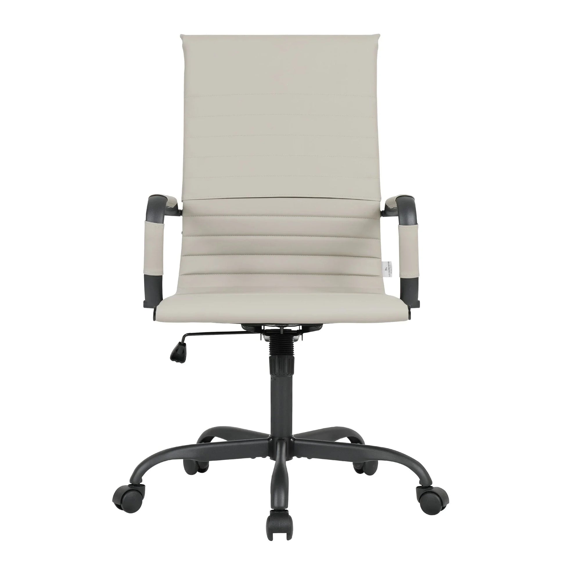 Harris Leather High-Back Adjustable Office Conference Chair with Armrests - Elax Furniture