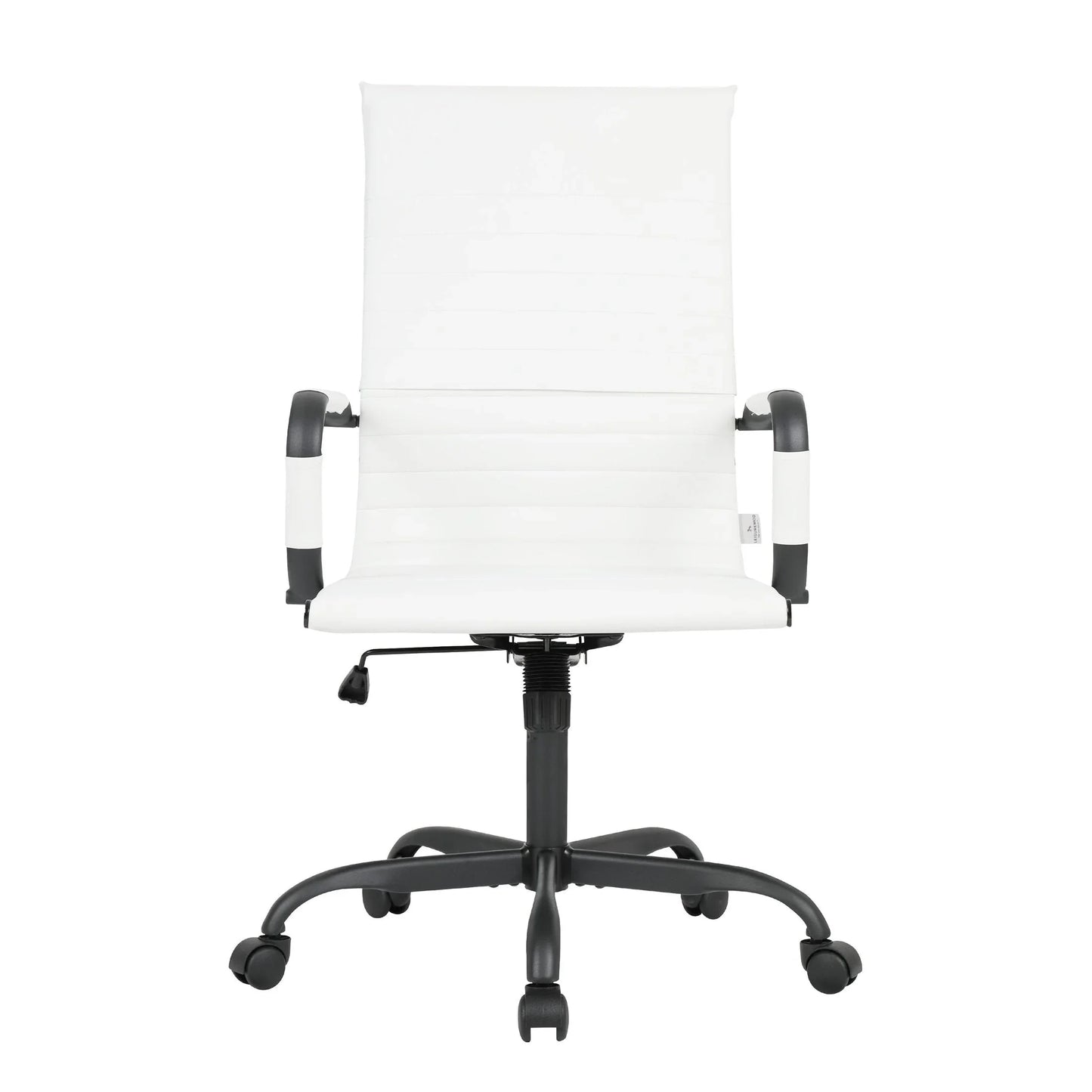 Harris Leather High-Back Adjustable Office Conference Chair with Armrests - Elax Furniture