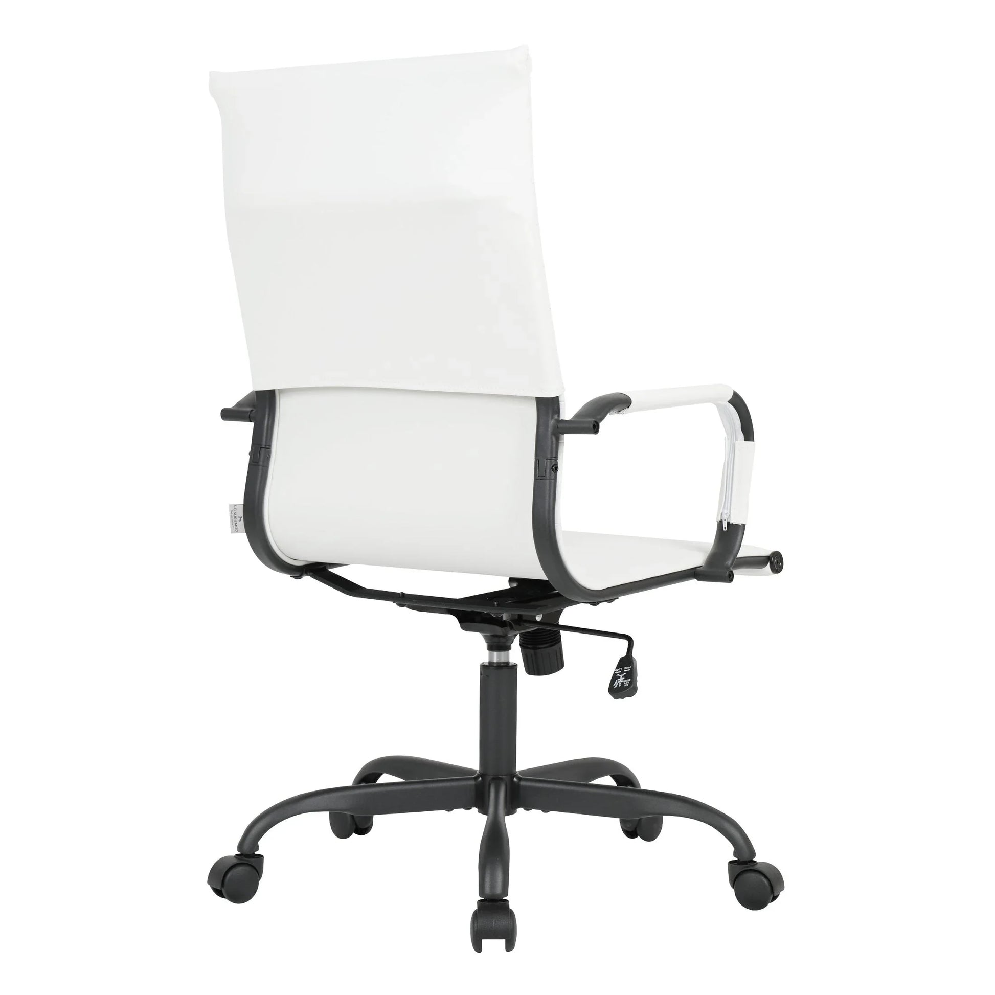 Harris Leather High-Back Adjustable Office Conference Chair with Armrests - Elax Furniture