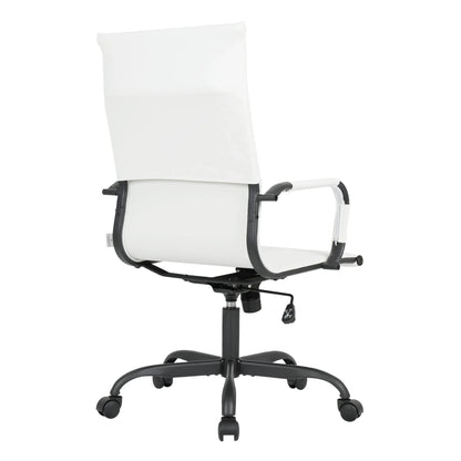 Harris Leather High-Back Adjustable Office Conference Chair with Armrests - Elax Furniture