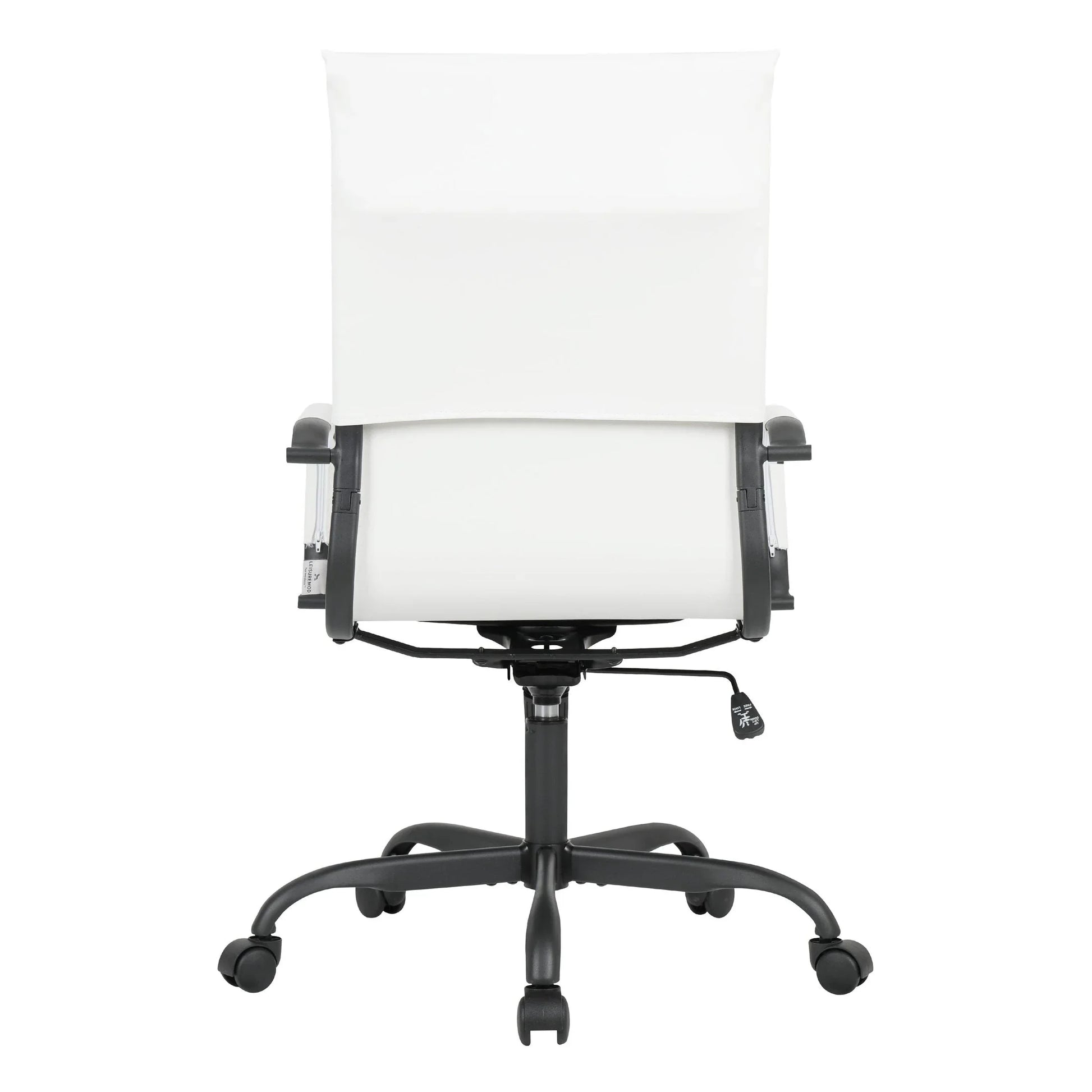 Harris Leather High-Back Adjustable Office Conference Chair with Armrests - Elax Furniture