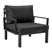 Hamilton 6-Piece Aluminum Patio Conversation Set With Cushions - Elax Furniture