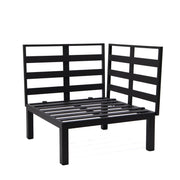 Hamilton 7-Piece Aluminum Patio Conversation Set With Coffee Table And Cushions - Elax Furniture