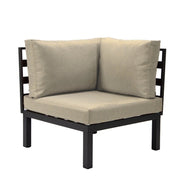 Hamilton 7-Piece Aluminum Patio Conversation Set With Coffee Table And Cushions - Elax Furniture