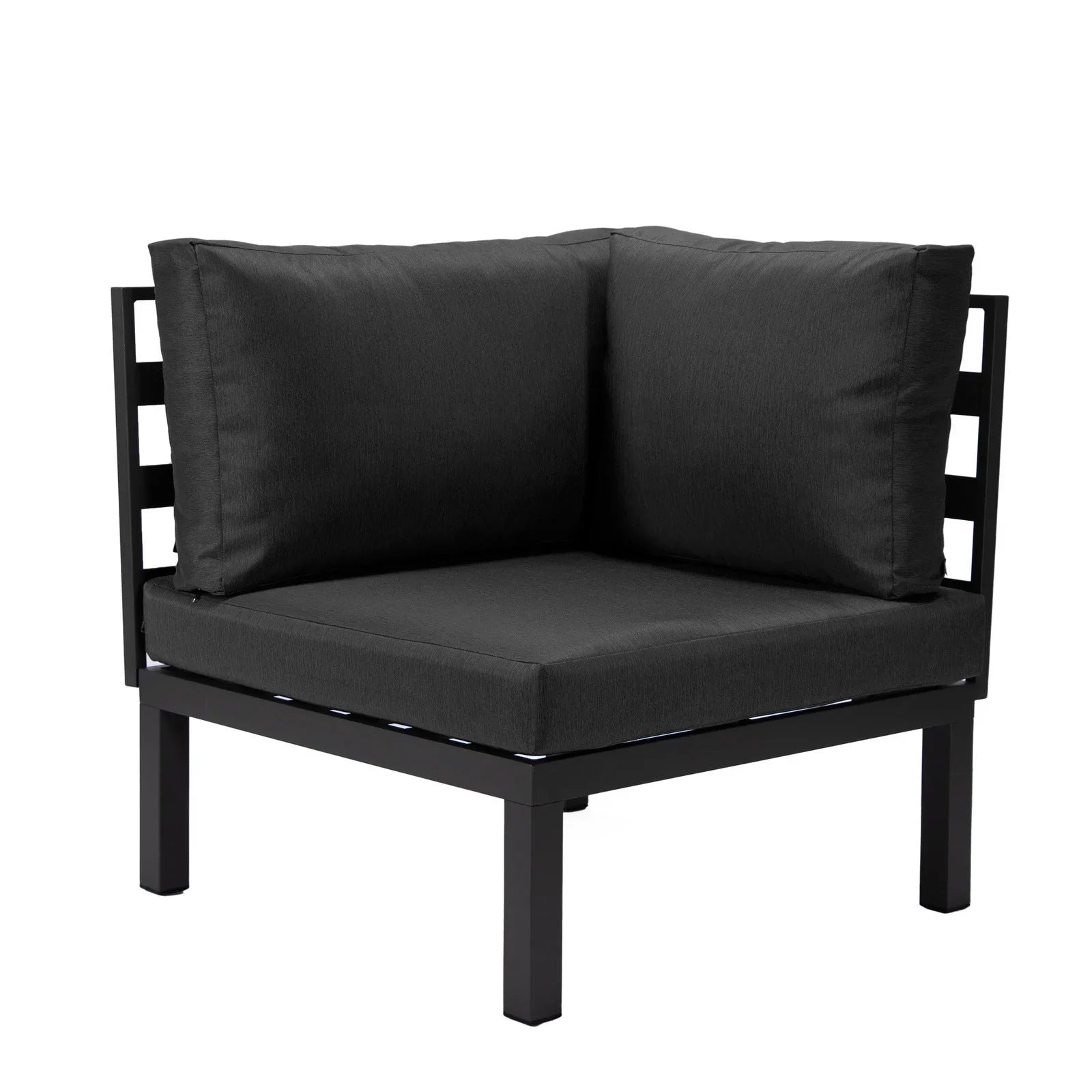 Hamilton 7-Piece Aluminum Patio Conversation Set With Coffee Table And Cushions - Elax Furniture