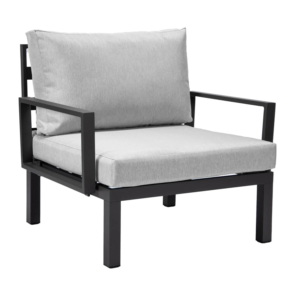 Hamilton 7-Piece Aluminum Patio Conversation Set With Coffee Table And Cushions - Elax Furniture