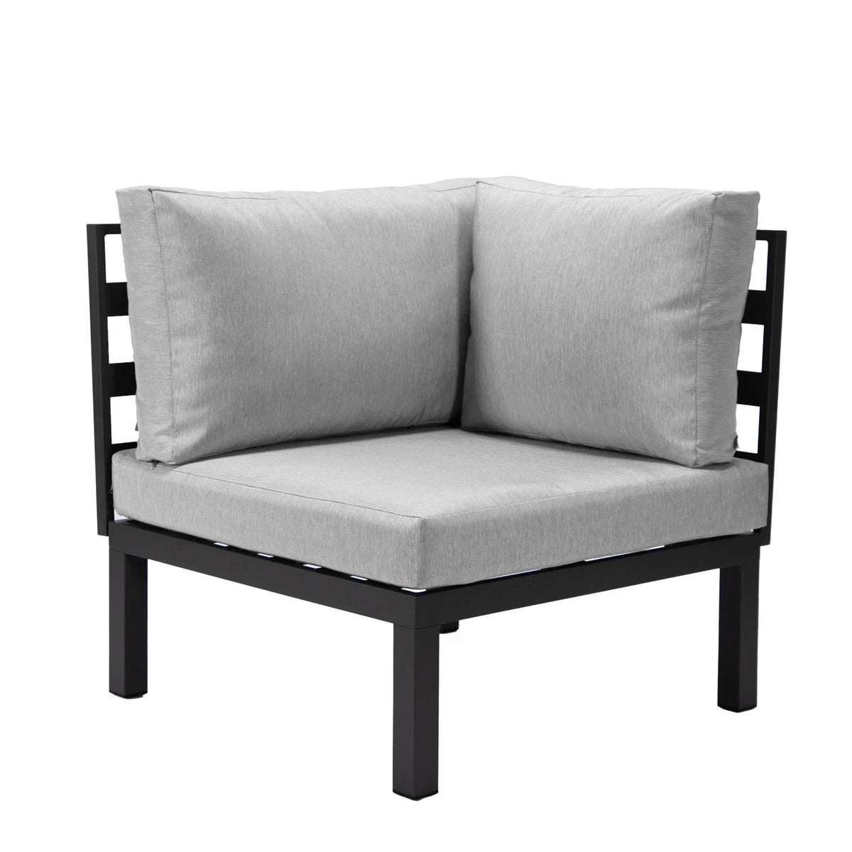 Hamilton 7-Piece Aluminum Patio Conversation Set With Coffee Table And Cushions - Elax Furniture