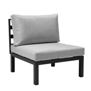 Hamilton 7-Piece Aluminum Patio Conversation Set With Coffee Table And Cushions - Elax Furniture