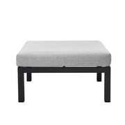 Hamilton 7-Piece Aluminum Patio Conversation Set With Coffee Table And Cushions - Elax Furniture