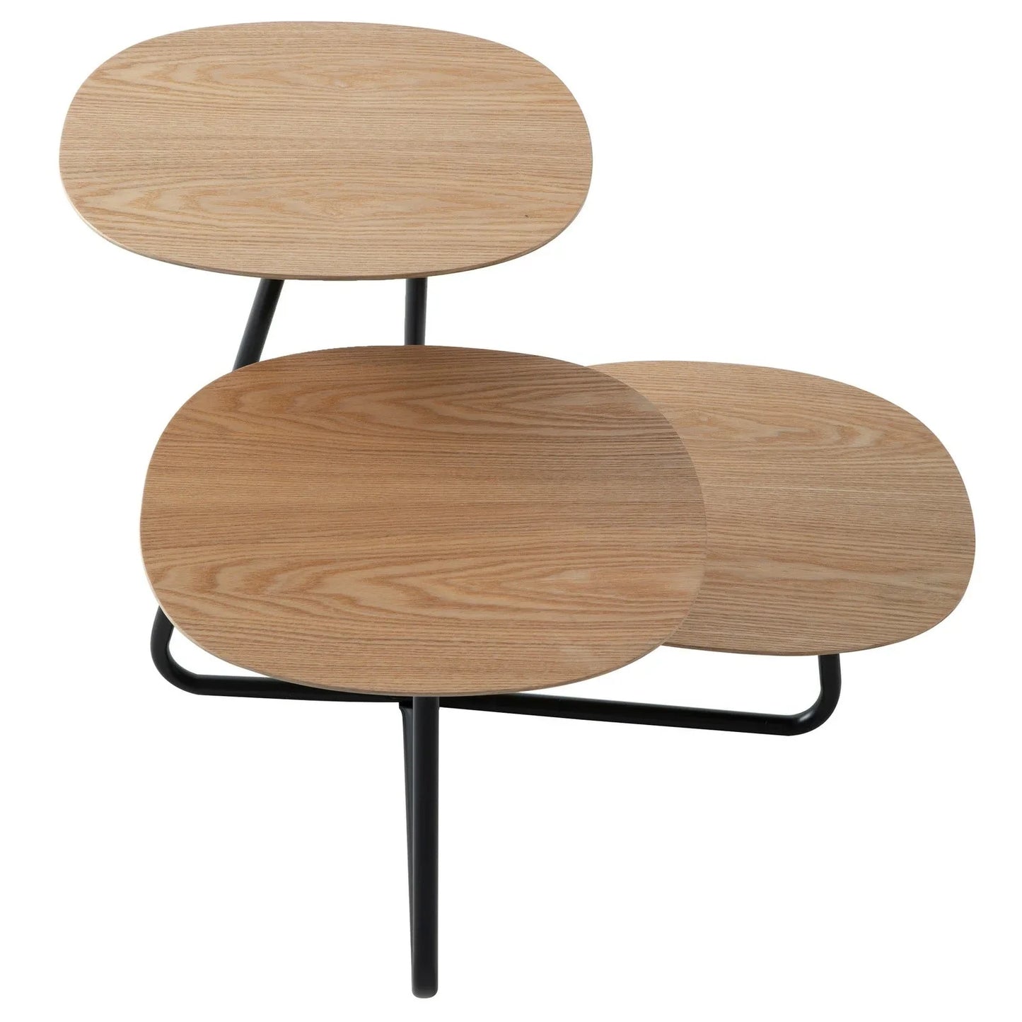 Hazelton Multi-Top End Tables with Manufactured Wood Top and Powder Coated Steel Frame - Elax Furniture