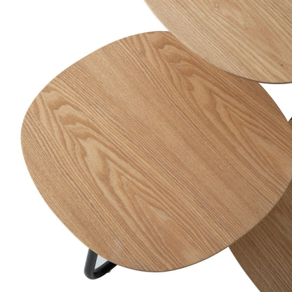 Hazelton Multi-Top End Tables with Manufactured Wood Top and Powder Coated Steel Frame - Elax Furniture