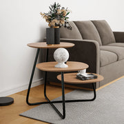 Hazelton Multi-Top End Tables with Manufactured Wood Top and Powder Coated Steel Frame - Elax Furniture