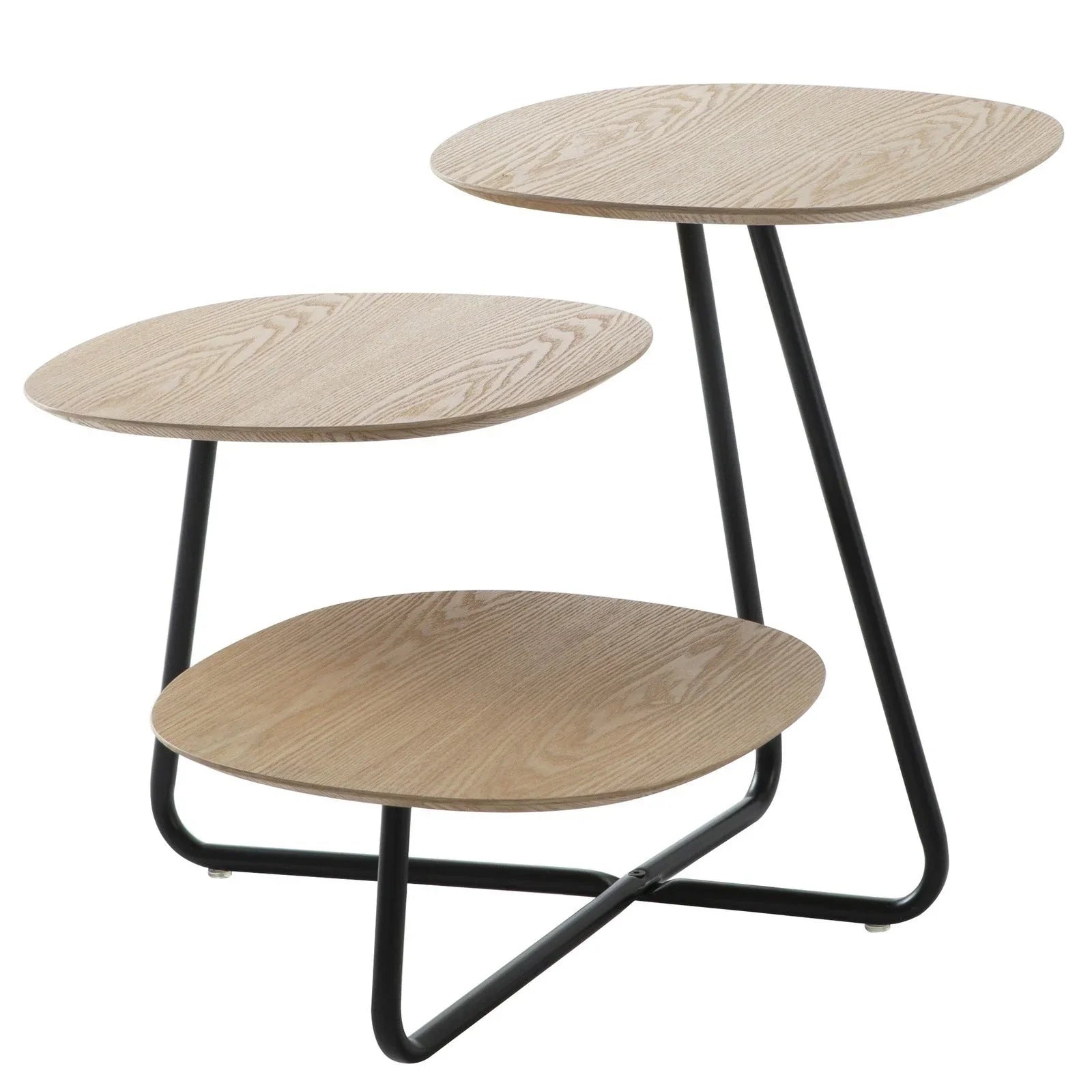 Hazelton Multi-Top End Tables with Manufactured Wood Top and Powder Coated Steel Frame - Elax Furniture