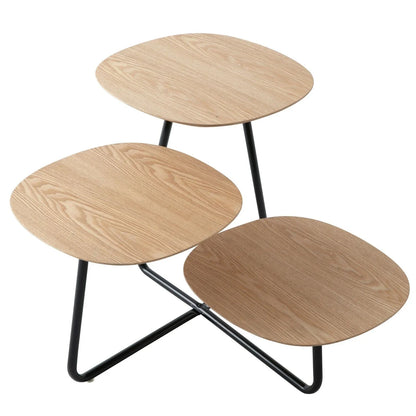 Hazelton Multi-Top End Tables with Manufactured Wood Top and Powder Coated Steel Frame - Elax Furniture