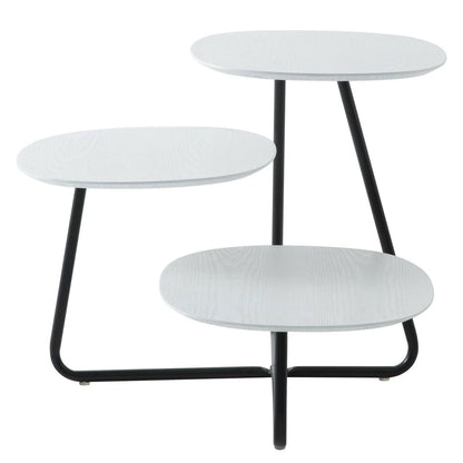 Hazelton Multi-Top End Tables with Manufactured Wood Top and Powder Coated Steel Frame - Elax Furniture